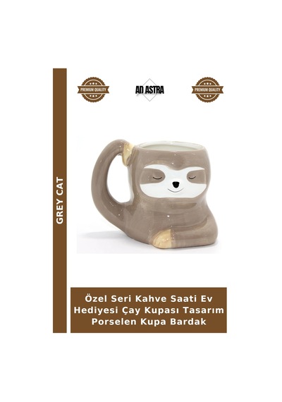 Özel Seri Kahve Saati Ev Hediyesi Çay Kupası Tasarım Porselen Kupa Bardak Çok Renkli