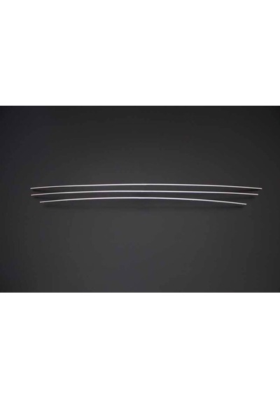 Peugeot 407 Sd/sw Uyumlu Ön Panjur 3 Parça 2004-2010 Paslanmaz Krom