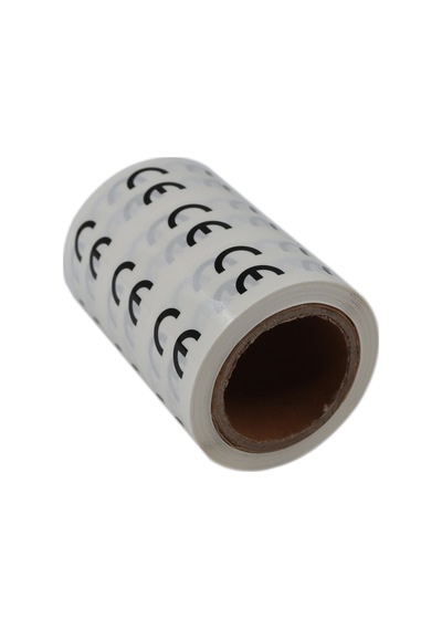 Pp Şeffaf Ce Etiketi - 25mm Çapında 1000 Adet Yan Yana 3 Lü