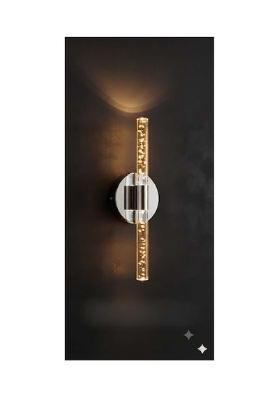 Bubbleflux Small 31 Cm Modern Tasarım Led Aplik - Duvar Lambası - Gümüş - Elektrikli - Günışığı Gümüş Elektrikli