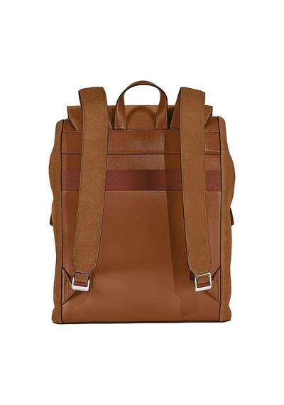 Montblanc Envelope Süet Deri Sırt Çantası 221670 Kahverengi