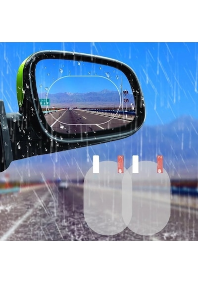 Kia Venga Yağmur Suyu Kaydırıcı 2li Oto Cam Film Araç Yan Dikiz Aynası Buğu Önleyici