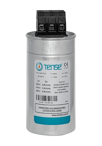 0.5 KVAR/400V Trifaze Kondansatör