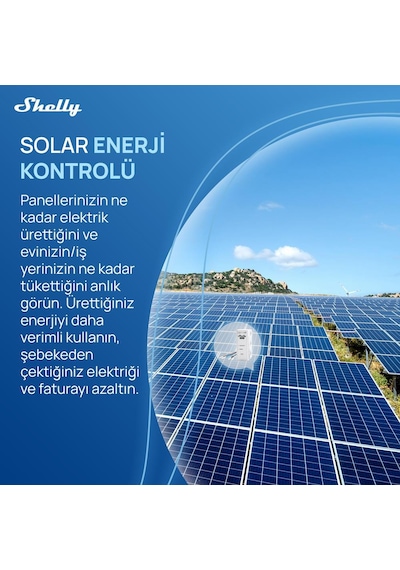 Shelly 3em-63w Gen3 Akıllı 3 Faz Enerji Ölçer