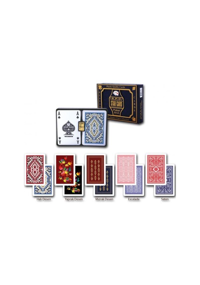 Starcard Plastik İskambil Oyun Kartı 2 Deste İskambil Kartı