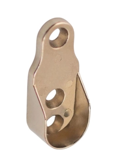 Cateksss Oval Askı Flanşı Metal - 20 Li Paket Gümüş