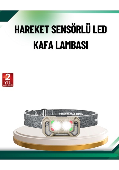 Zero Land Şarjlı Wave Sensörlü Led Kafa Feneri Csmtex - 36 Outdoor Kullanım Çok Renkli