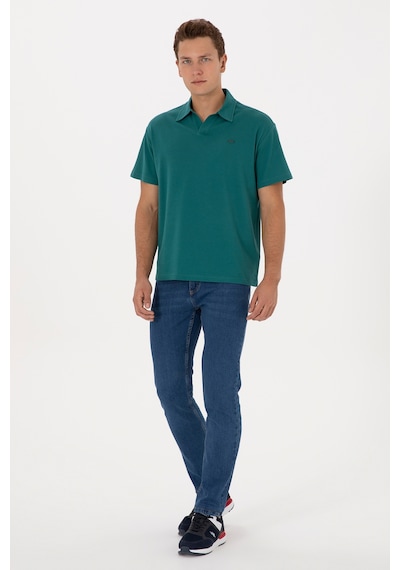 U.s. Polo Assn. Erkek Koyu Yeşil Tişört 50324787-vr101 Dark Eden