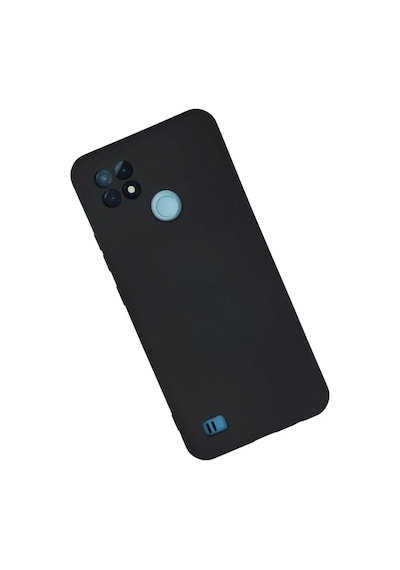 Realme C21 Kılıf Nano İçi Kadife Silikon - Lacivert Bz8683140226923