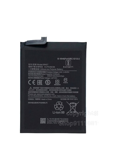 Xiaomi Poco X3 Nfc  Bn57 Batarya Pil