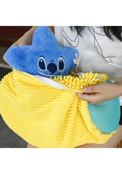 Mikrofiber Astarlı Ayakkabı Yıkama Çantası & Koruyucu Fermuarlı Çamaşır Filesi Sarı