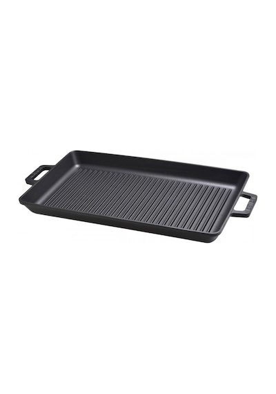 Lava Döküm Çift Metal Kulplu Izgara Tavası 26 x 45 CM