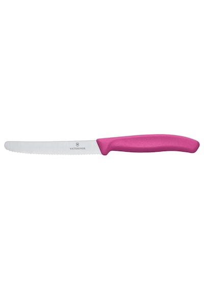 Victorinox 6.7836.L115 SwissClassic 11 CM Domates & Sosis Bıçağı Pembe