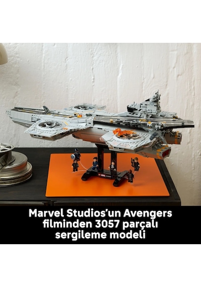 LEGO® ǀ Marvel S.H.I.E.L.D. Helikoptaşır 76354 - Yetişkinler için 6 Minifigür İçeren Koleksiyonluk Model Yapım Seti (3057 Parça)