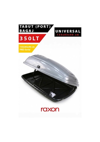 Tabut Bagaj 350 Lt Gri 135x85x40 Cm Pnd Serisi Araç Üstü Port Bagaj