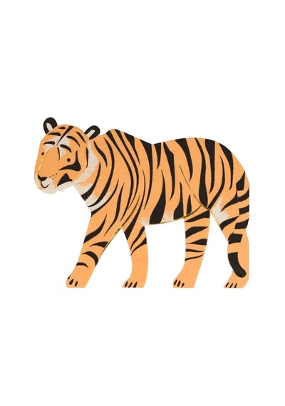 Meri Meri - Tiger Napkins - Kaplan Peçeteler - 16'lı