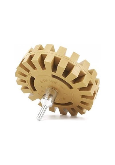 Çift Taraflı Bant Ve Yapışkan Sökücü Disk 100 Mmx 25mm Kaplama, Etiket Ve Folyo Temizleme Aparatı Icysd