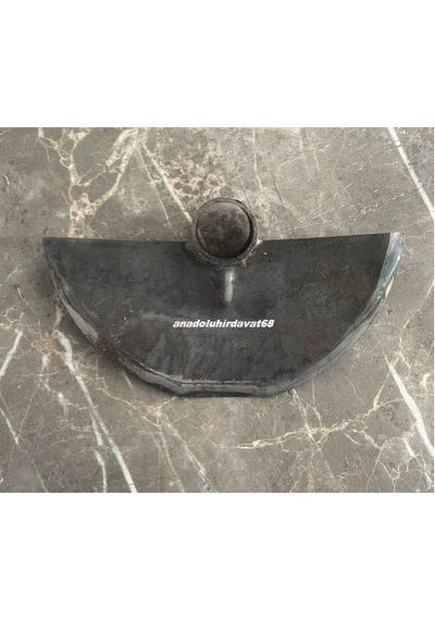Bk Çelik Karık Çapası Bahçe Çapası Geniş Ay Çapa El Yapımı Çelik Çapa 28cm