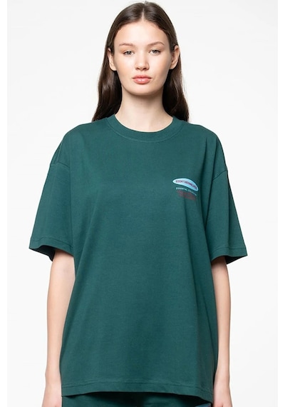 Soon To Be Announced Essentials Oversize Unisex T-shirt Unisex Pamuklu Oversize Tişört Yeşil