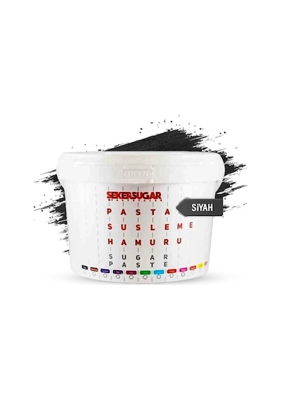 Şeker & Sugar Şeker Hamuru 2,5 Kg Siyah