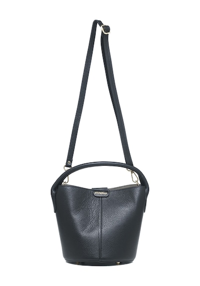 Omuz Çantası Kadın Loana M Piumelli Milano Bag D28 Black Siyah