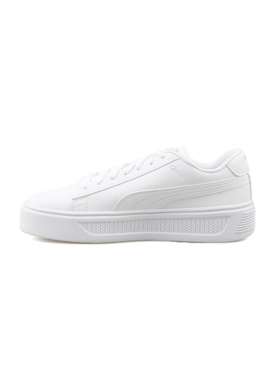 Puma Smash Platform Kadın  Beyaz / Gri Sneaker