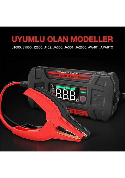 Lokithor Clamppro Akü Takviye Cihazı İçin Yedek Akü Bağlantı Kablosu Fr Clamppro