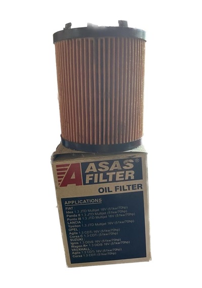 Asaş Filtre Asas Filter As1523 Yağ Filtresi Fiat Doblo