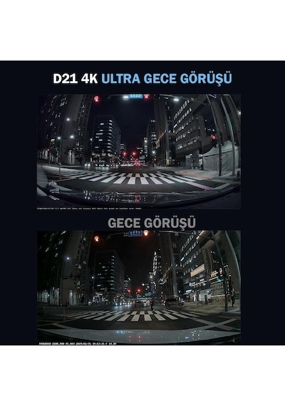 Vueroid Araç Kamerasi 4k Sony Starvis 2 Görüntü Sensörü Gps D21