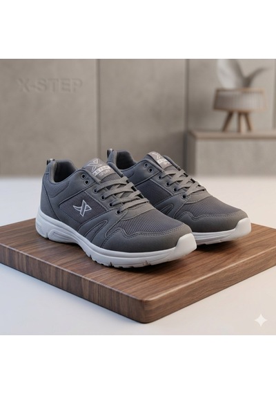 Xstep Unisex 36-47 Numara Arası Rahat Günlük Tekstil Spor Ayakkabı Füme