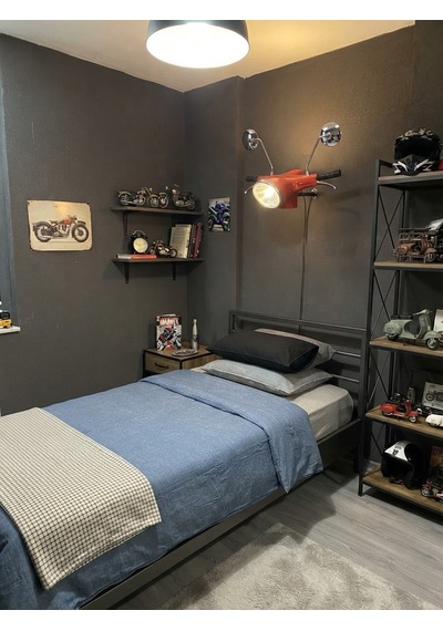Aplik Retro Model Duvar Tipi Turkuaz