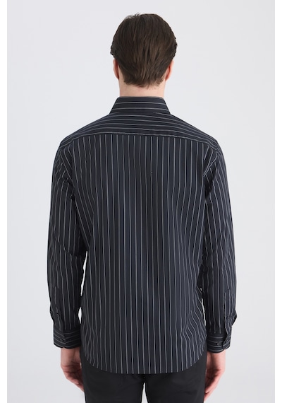 D'S Damat Ds Damat Slim Fit Siyah Armürlü Gömlek 5hf02hd20341m Çok Renkli