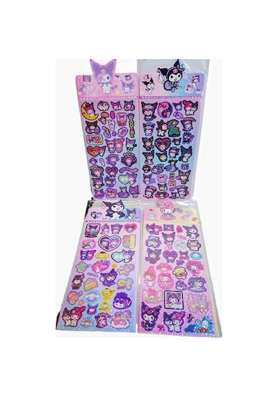 Kuromi Pırıltılı Stickers Seti 4 Lü Set Diğer