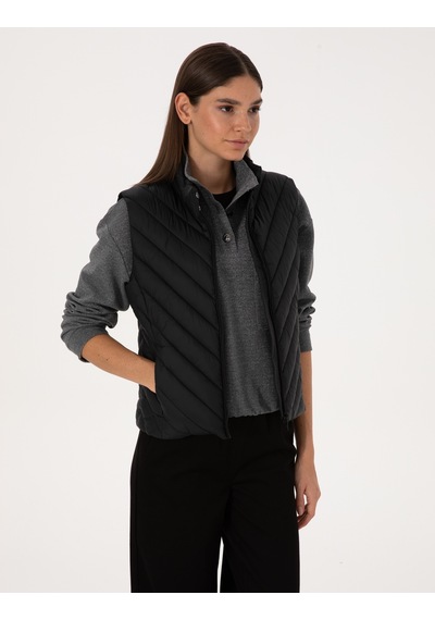 Pierre Cardin Kadın Siyah Mont Yelek 50314047-vr046 Siyah