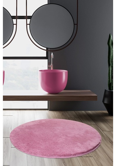 Havaı Çap Lıla 90x90 Cm Banyo Halısı Paspas Renkli
