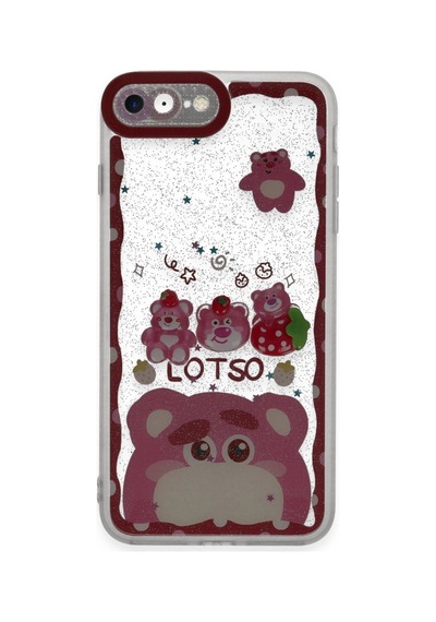 Apple İphone 7 Kılıf Sweet Desenli Silikon Kapak - Pembe