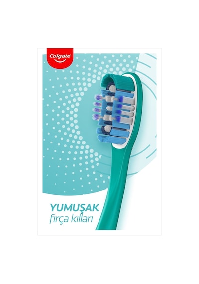 Colgate 360 Komple Ağız Temizliği Çok Yönlü Koruma Yumuşak Diş Fırçası 1+1 Fırça Kabı Hediye