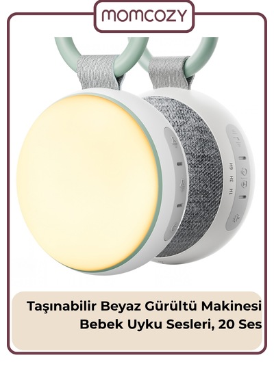 Momcozy Taşınabilir Beyaz Gürültü Makinesi-bebek Uyku Sesleri, 20 Ses