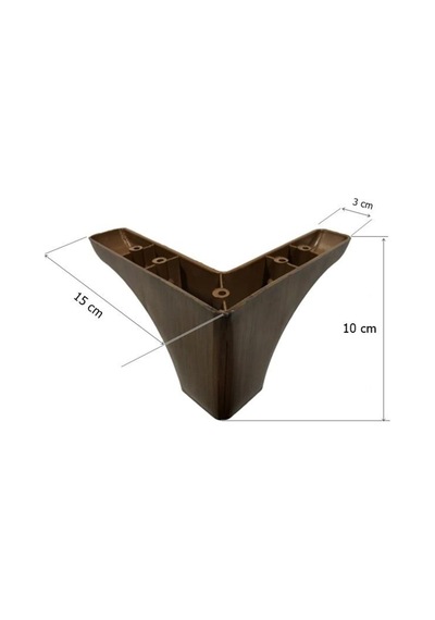 Eymenyapimarket Ilgaz Bellona Mobilya Ayak Koltuk Çekyat Ayağı 10 Cm Beyaz