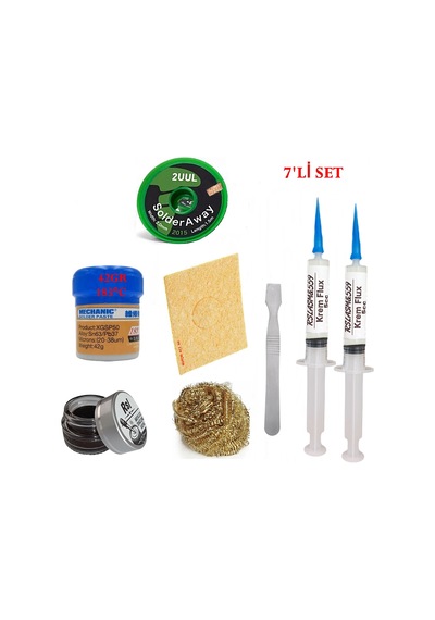 Mechanic Krem Lehim 183 C 42gr Havya Uc Temizleyici Flux Lehim Toplama 2uul-2015 Lehim Emme Teli Spatula T04