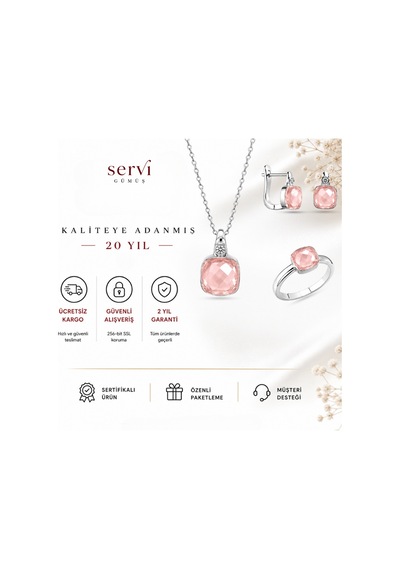 Servi 925 Ayar Gümüş Pomelita Set-83 22227616