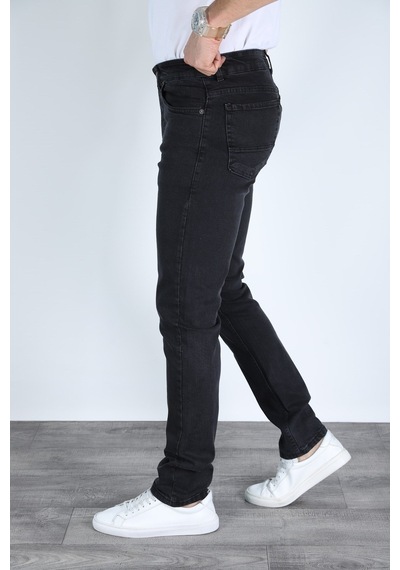 Myrab Denim Erkek Siyah Regular Fit Rahat Kesim Denim Siyah Jeans