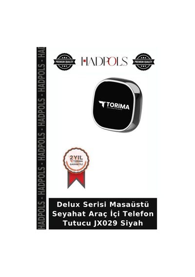 Delux Serisi Masaüstü Seyahat Araç İçi Telefon Tutucu Jx029 Siyah