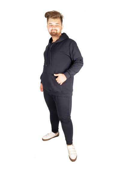 Mode Xl Büyük Beden Eşofman Altı Darpaça 20507 Lacivert 001