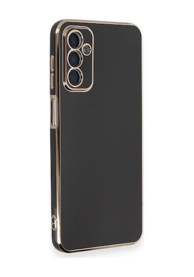 Cosmotex Newface Samsung Galaxy Uyumlu  A14 4g Kılıf Volet Silikon - Siyah