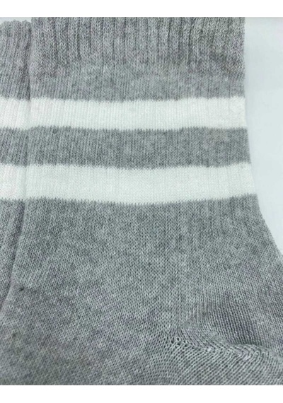 Vaccino 8 Çift Çemberli Kolej Çorap Gri Diğer