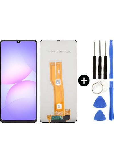 Samsung A07 Sm-a075f Uyumlu Servis Lcd Ekran Dokunmatik + Tamir Seti