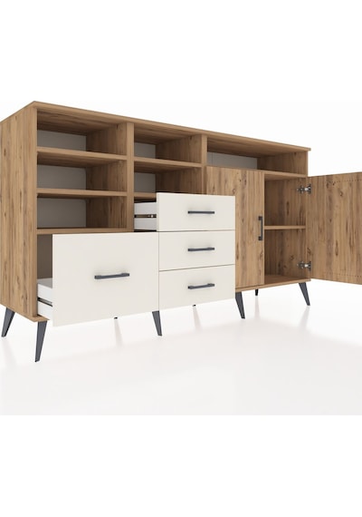 Kronos Konsol 7 Raflı 4 Çekmeceli 2 Kapaklı 176x59x99 Çam-çam/ayt Çam-çam/aytaşı Kronos Konsol 7 Raflı 4 Çekmeceli 2 Kapaklı 176x59x99 Çam-çam/ayt Çam-çam/aytaşı