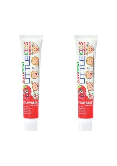 Eurofresh 3 Yaş Üzeri Çocuklar Için Çilek Aromalı Diş Macunu- Little Kids 50 G X 2 Adet