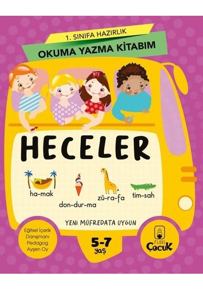Heceler-1.Sınıfa Hazırlık Okuma Yazma Kitabım- Floki Çocuk